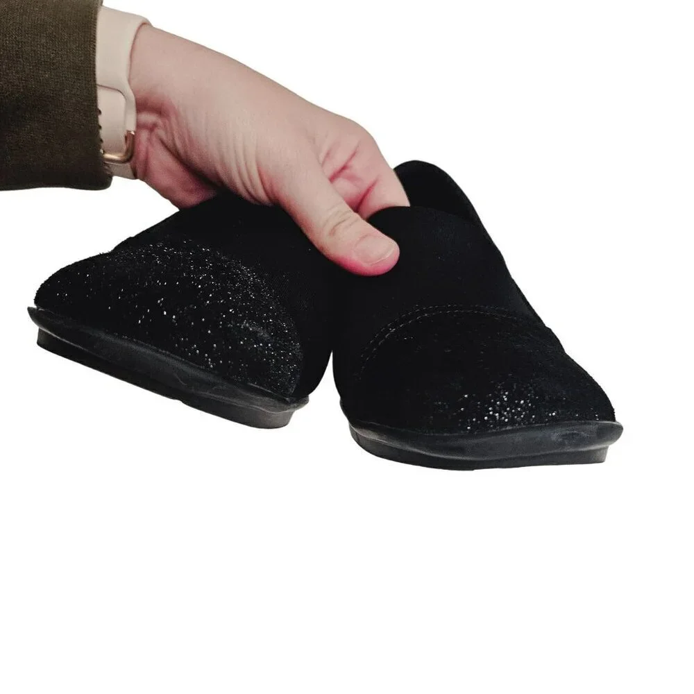 Revere Naples Midnight Black Comfort Shoes Size 10 M US/8 UK/41 EU Leather Upper